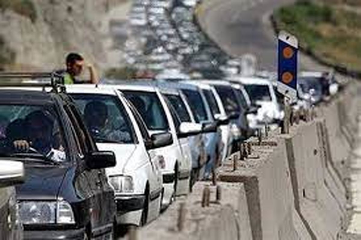 اعمال محدودیت تردد در جاده چالوس