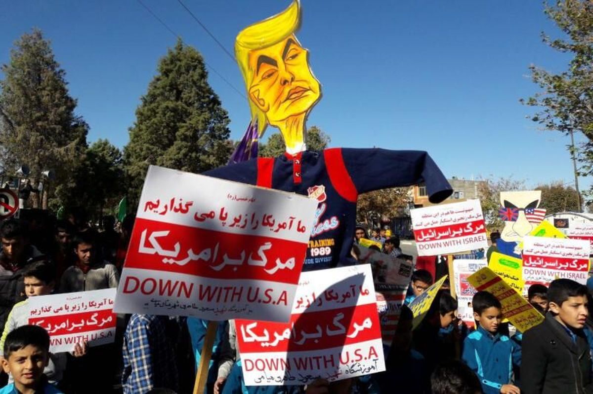 تکلیف شعار «مرگ بر آمریکا» بعد از توافق با واشنگتن چه می شود؟/ ویدئو