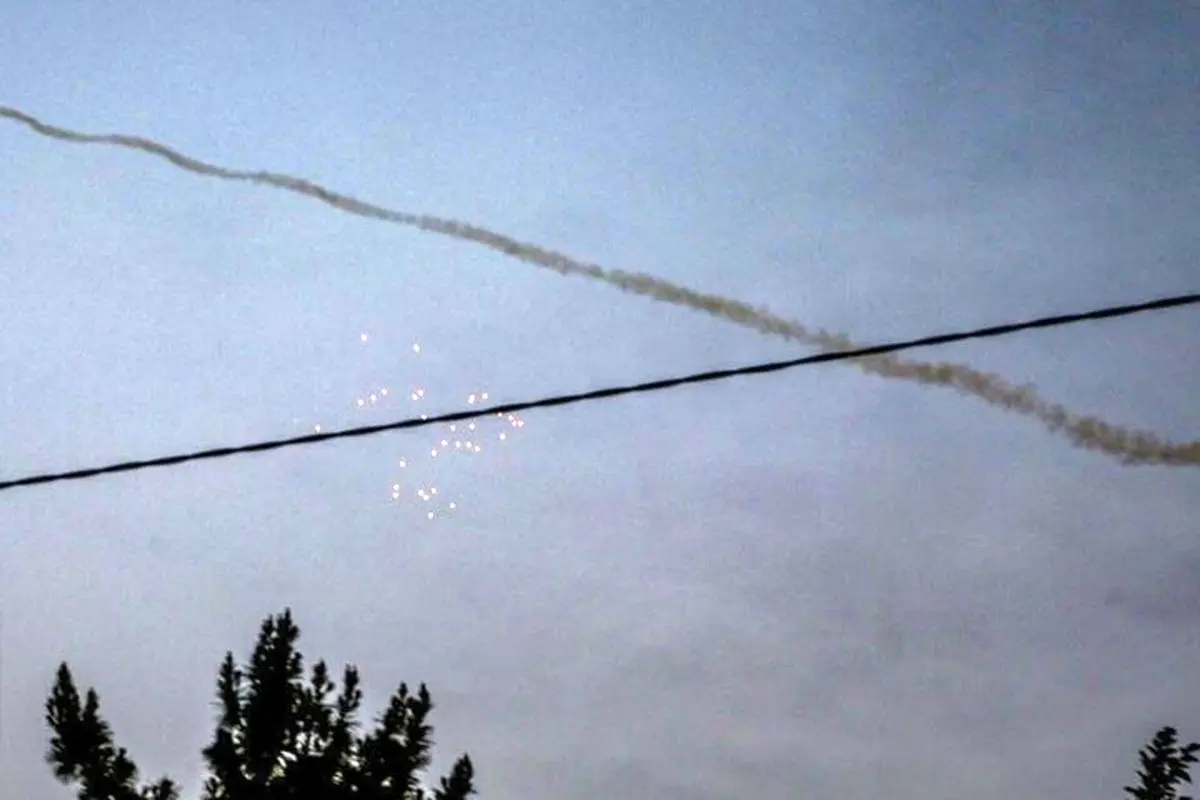 صدای پدافند هوایی در آسمان مریوان

