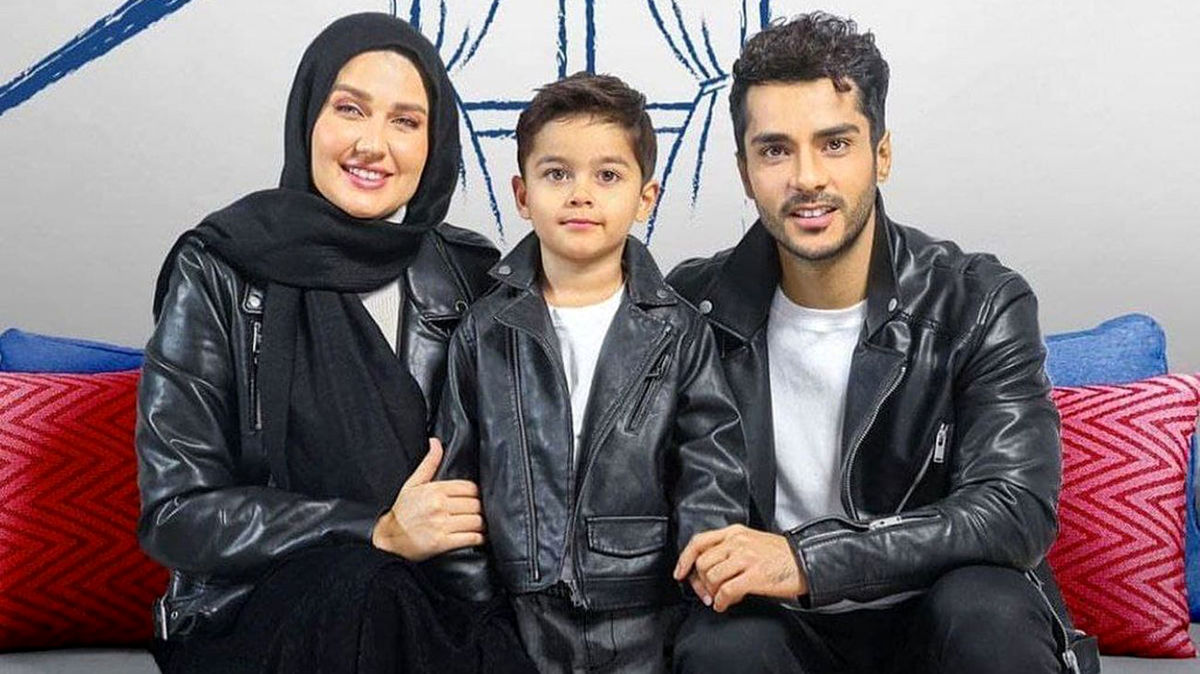عکس متفاوت از ساعد سهیلی، همسر و پسرش هامون در مشهد