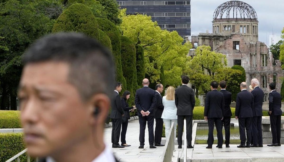 ادای احترام رهبران گروه هفت به قربانیان بمباران هیروشیما