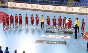 برتری جوانان هندبال ایران مقابل پاکستان

