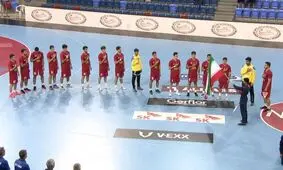 برتری جوانان هندبال ایران مقابل پاکستان


