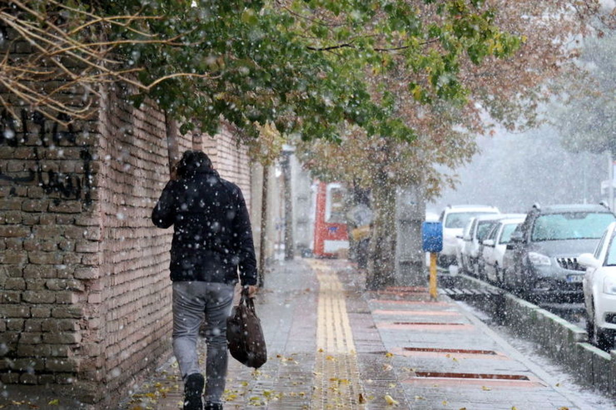 بارش پراکنده برف و باران در برخی نقاط/ افزایش غلظت آلاینده های جوی در شهرهای صنعتی