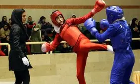 زد و خورد در مسابقات ووشوی دختران کشور/ درگیری یک آقا با خواهران منصوریان/ ویدئو

