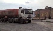 توقیف تریلی با رانندۀ ۱۳ ساله