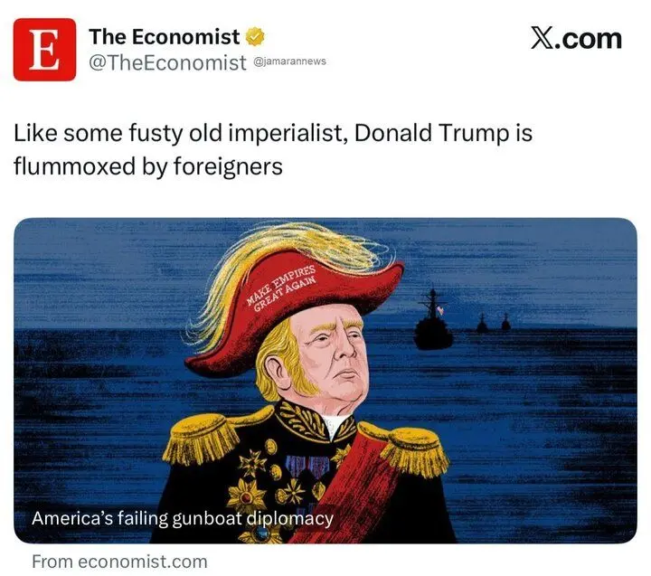 تمسخر ترامپ توسط اکونومیست