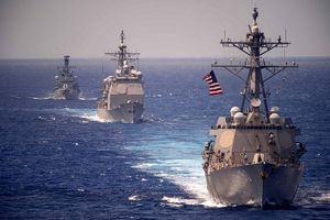 تایم: کشتی‌های آمریکا در خاورمیانه به گل نشسته‌اند

