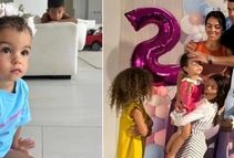 جشن تولد دختر رونالدو/ ویدئو