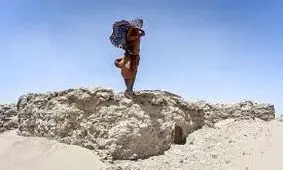 طوفان شن در زهک خانه‌ها را مسدود کرد/ ویدئو