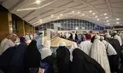 ورود نخستین کاروان حجاج به فرودکاه مشهد
