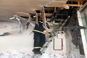 آتش‌ سوزی یک‌باب مغازه در کته ‌سر مهار شد