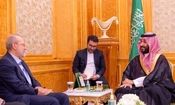 لاریجانی با ولیعهد عربستان دیدار کرد