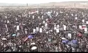 راهپیمایی عظیم شهروندان یمنی در صعده
