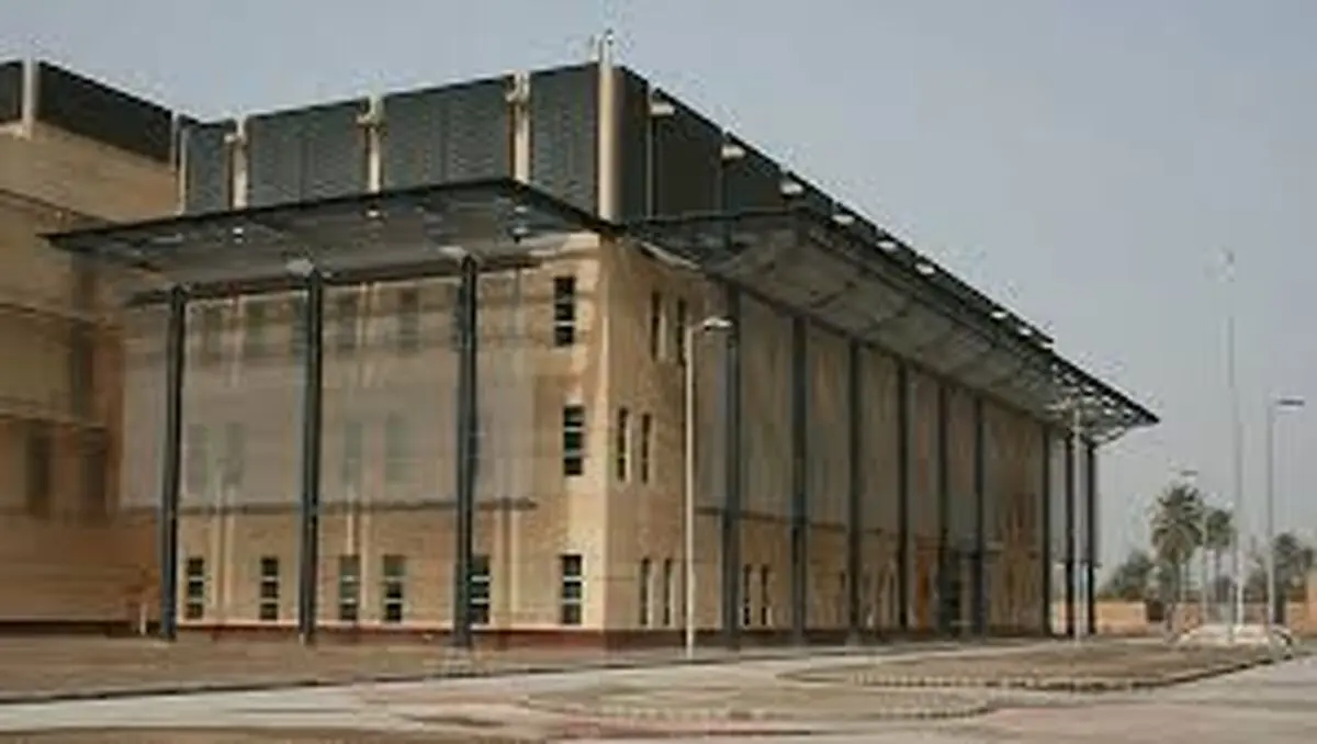 درگیری در نزدیکی سفارت آمریکا در بغداد/ ویدئو