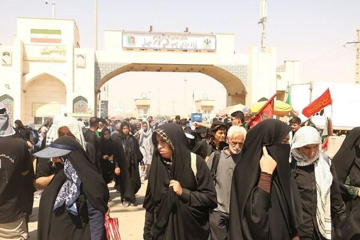 تردد بیش از ۲۴ هزار مسافر از مرز مهران در آستانه روز عرفه
