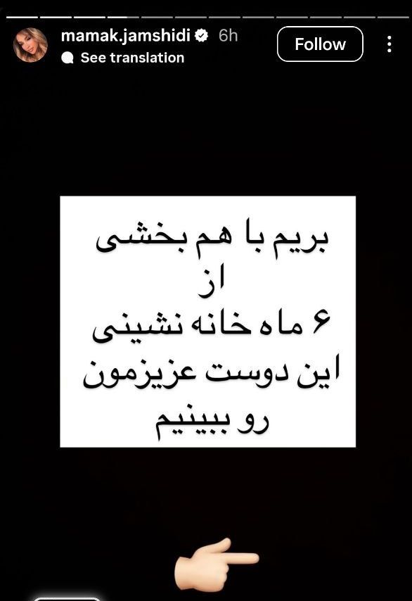 خواهر پژمان جمشیدی درباره شاکی پرونده چند استوری جدید منتشر کرد