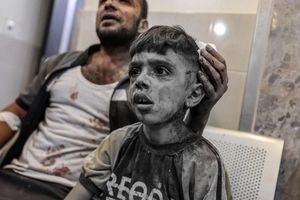 بیمارستان‌های غزه مملو از درد و اشک/ تصویر