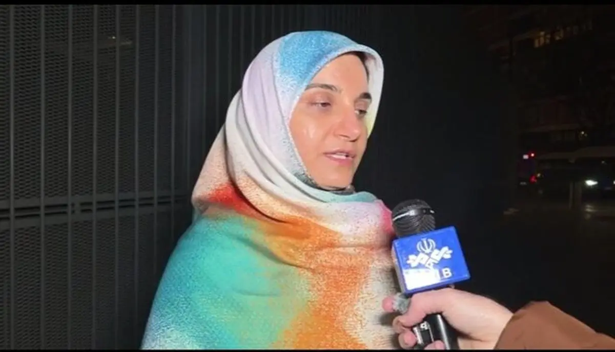 اولین اظهارات مهدیه اسفندیاری در بدو ورود به کشور/ ویدئو

