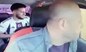  لحظه خلع سلاح خلافکار فراری توسط راننده تاکسی/ ویدئو