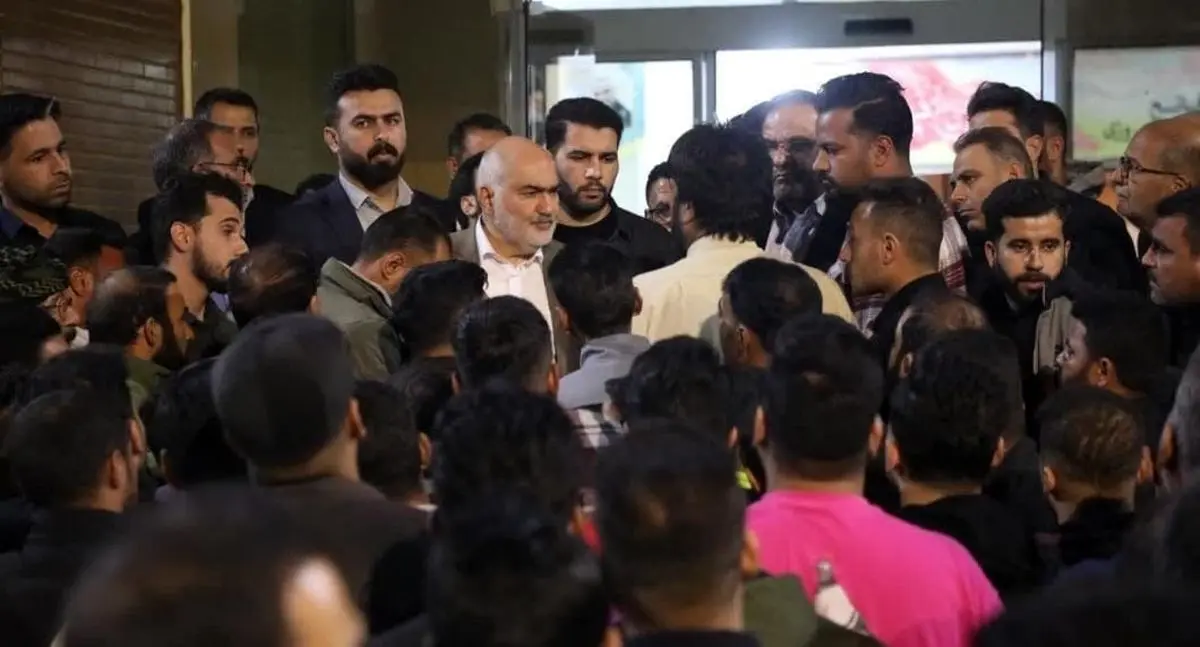 بازگشایی درهای بسته به روی مردم؛ شبی که استاندار خوزستان بحران‌های هویزه را مدیریت کرد/ ویدئو