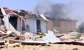 حمله موشکی به انبار و سردخانه تعاون روستایی هرمزگان

