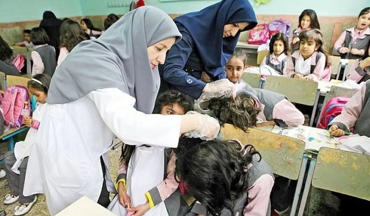 ردپای شپش در میان دانش آموزان مدارس کشور