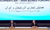 شعرخوانی آذری پزشکیان از شهریار در دیدار با علی‌اف در باکو/ ویدئو