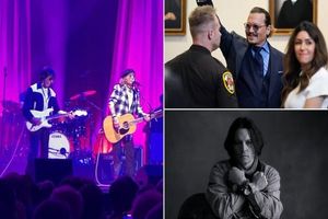 اجرای غیرمنتظره جانی دپ در کنسرت گیتاریست مشهور پس از پایان دادگاه جنجالی