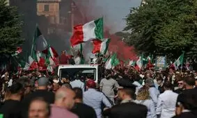 راست‌های افراطی ایتالیا علیه مهاجران تظاهرات کردند