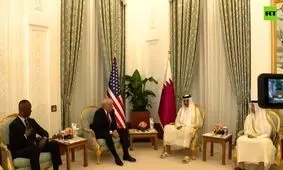 دیدار امیر قطر با ترامپ با محوریت همکاری برای صلح در منطقه

