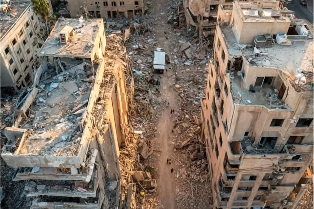 تصاویر آخرالزمانی از سرزمین‌های اشغالی بعد از حملات تخریبگر‌ موشک‌های ایران