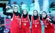 صعود دختران بسکتبال ایران به نیمه نهایی ریاض با سه برد