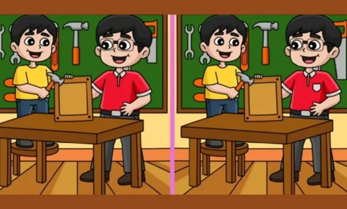 تست هوش/ در 7 ثانیه 3 تفاوت تصویر را پیدا کنید