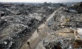 صهیونیست ها با بمباران غزه به استقبال سال نو رفتند