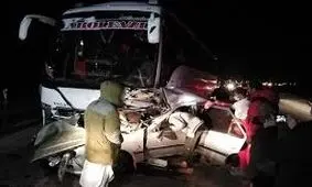 ۳ کشته در برخورد اتوبوس با پژو پارس در محور آشخانه–گلستان
