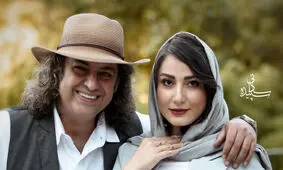 عکس عاشقانه و دو نفره از خانم بازیگر