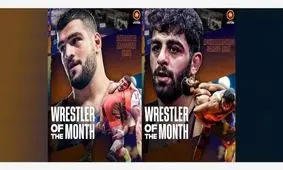 ساروی و معصومی در صدر بهترین کشتی‌گیران ماه جهان