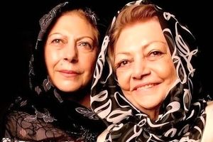 تصویری کمتر دیده شده از حمیده خیرآبادی و دخترش ثریا قاسمی در ۶۴ سال پیش