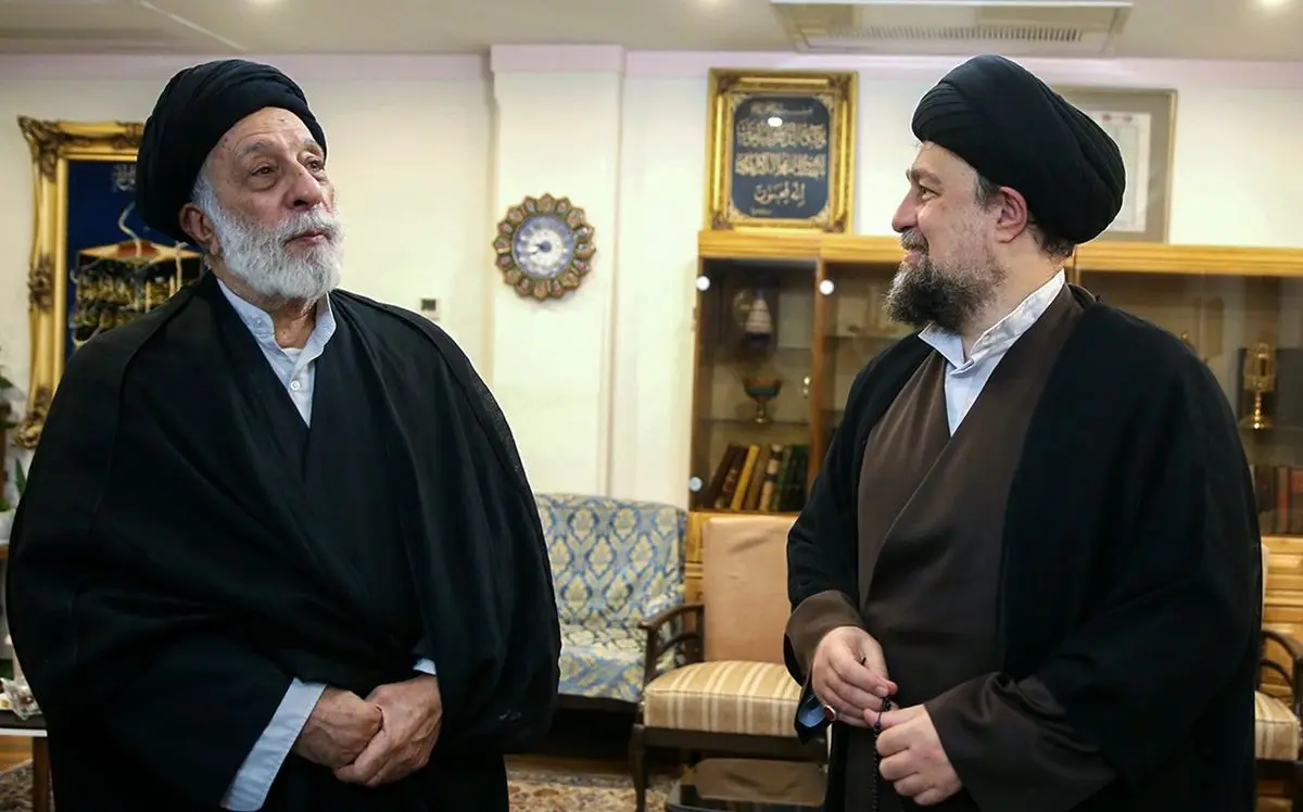 سید حسن خمینی با سید هادی خامنه‌ای دیدار  کرد/ تصاویر