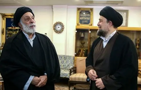 سید حسن خمینی با سید هادی خامنه‌ای دیدار  کرد/ تصاویر