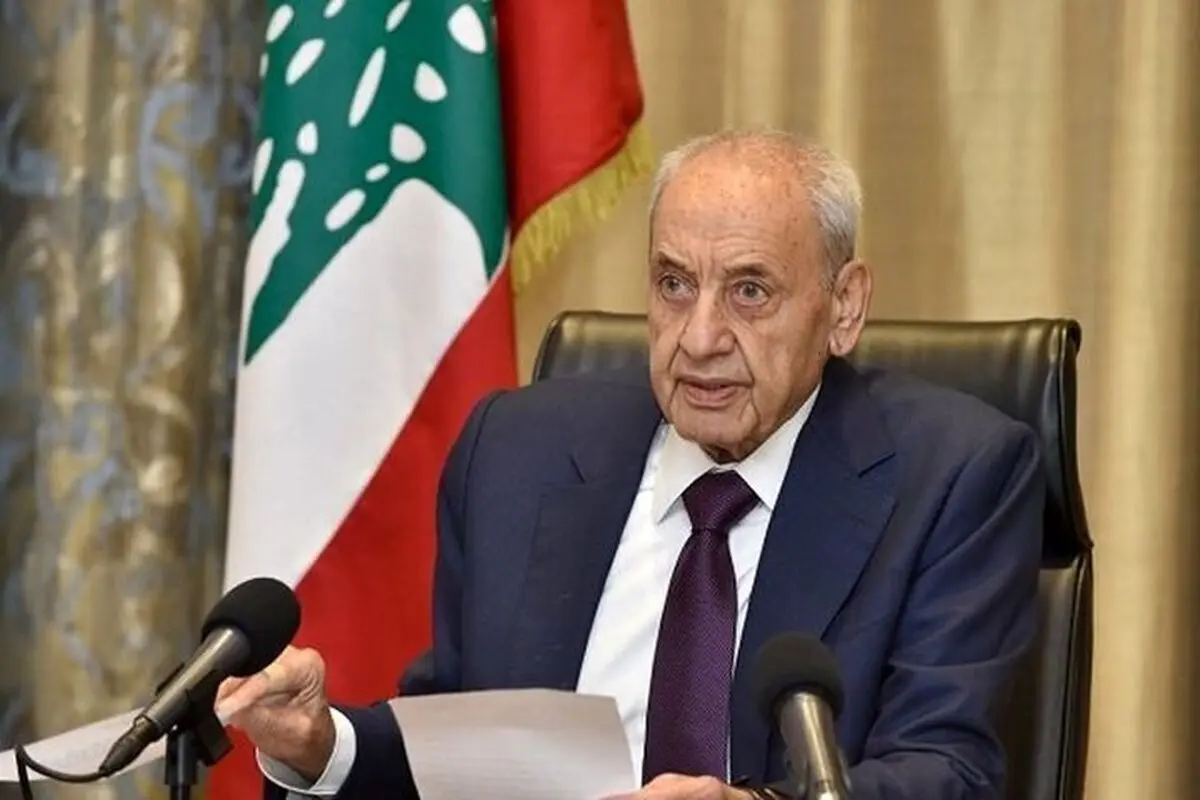 رئیس پارلمان لبنان: توافق واشنگتن «دیکته» است