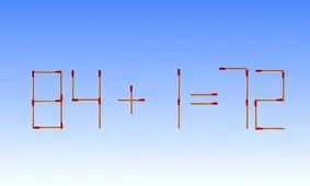 تست هوش/آیا می‌توانید دو اشتباه این معمای چوب کبریت را در 10 ثانیه بفهمید