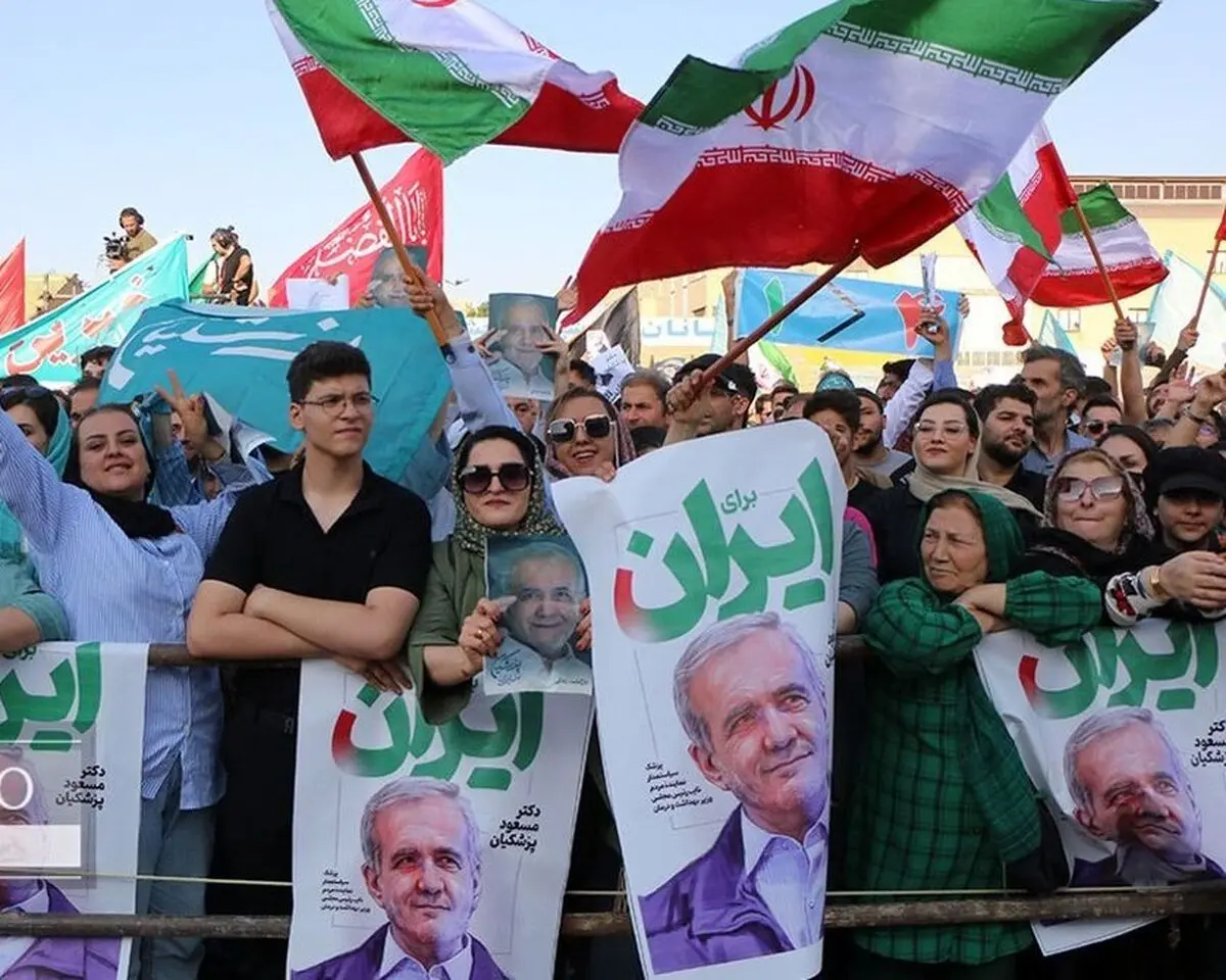 برگزاری آیین شکرگزاری انتخاب پزشکیان در تبریز/ تصاویر
