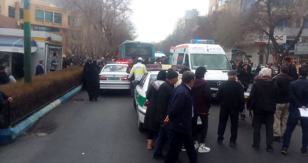 مرگ هولناک زن و مرد تبریزی در تصادف هولناک با اتوبوس شهری