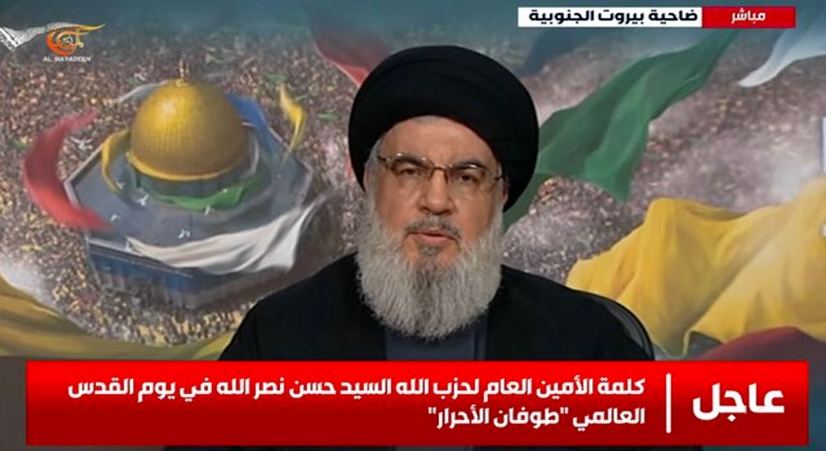سیدحسن نصرالله: موضع گیری در برابر اسرائیل غاصب غیرقابل تعدیل و تغییر است/ ایران حتما به اسرائیل پاسخ می دهد