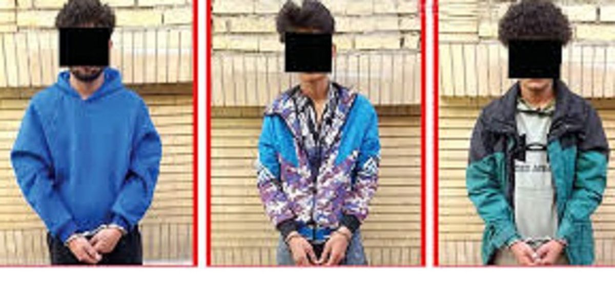 دستگیری باند گوشی قاپ ها در صحنه تصادف