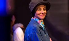 کل کل مهسا طهماسبی و سینا ساعی قبل از اجرا/ ویدئو