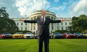 کلکسیون خودروهای دونالد ترامپ/ رئیس جمهوری که اجازه رانندگی ندارد!/ تصاویر
