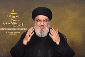 آخرین تصویر از شهید سیدحسن نصرالله در اتاق فرماندهی جنگ

